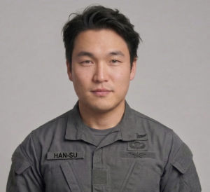 Baihu Hans-Su Protagonist aus Tempcorpinus - High-Concept Zeitreise-Thriller