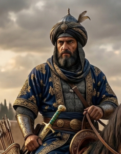 Sultan in Ägypten Protagonist aus Inperpetuum - Gegenwartsthriller mit rasanter Historien-Action