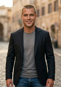 Claudio Protagonist aus Inperpetuum - Gegenwartsthriller mit rasanter Historien-Action