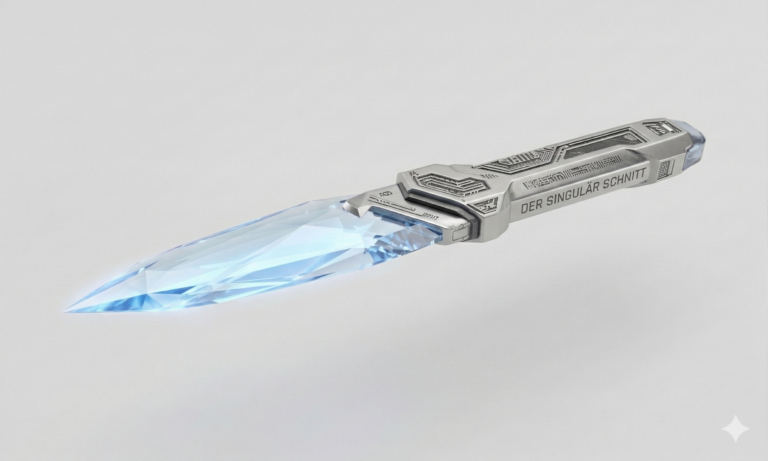 Der Singular Schnitt - Apex-Silikat-Klinge für molekulare Trennung - High-Concept Sci-Fi Technologie